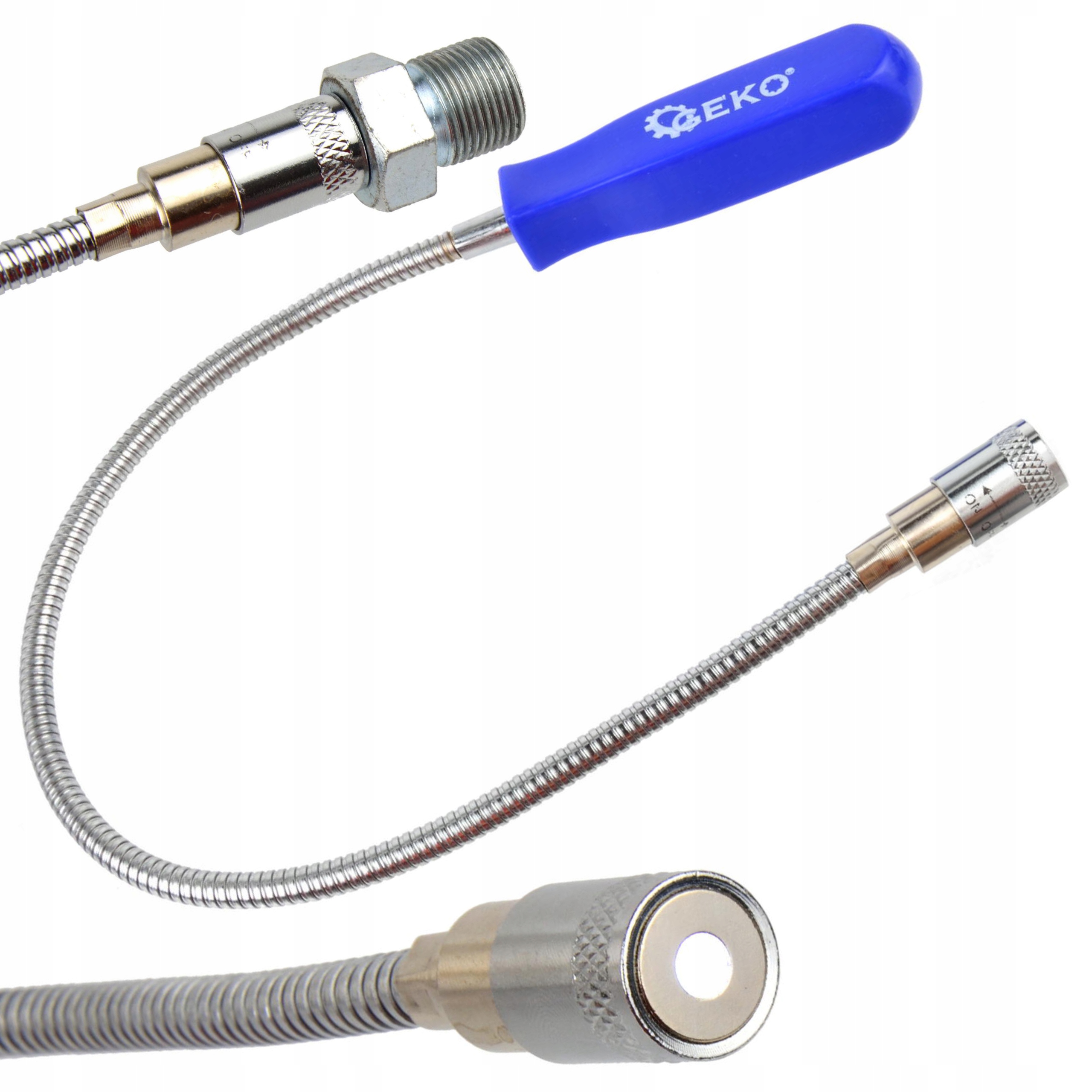 CHWYTAK MAGNETYCZNY ELASTYCZNY 57cm DIODA LED GEKO