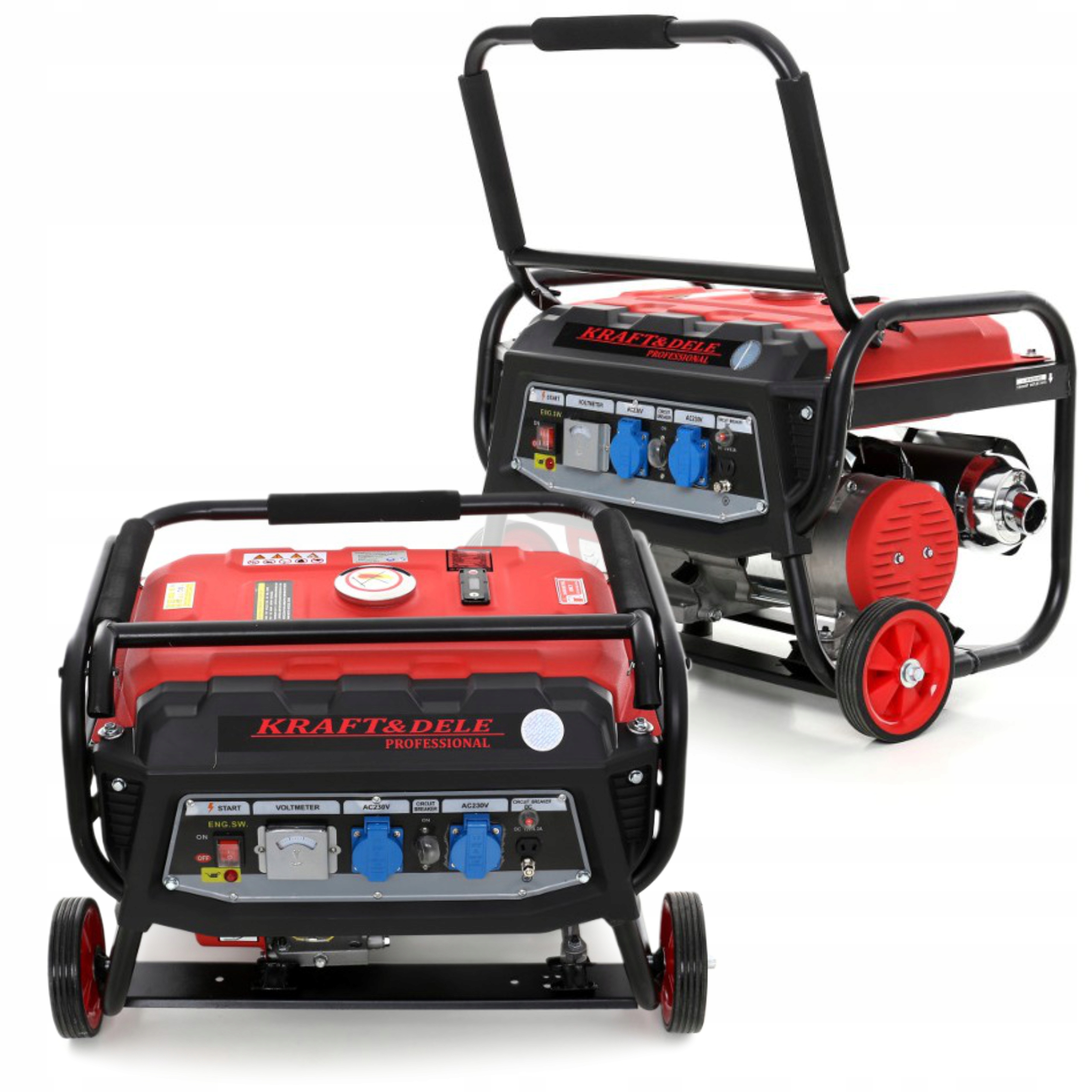 KRAFT&DELE AGREGAT PRĄDOTWÓRCZY 1-FAZ SILNIK 4-SUW 3000W 12/230V KD138