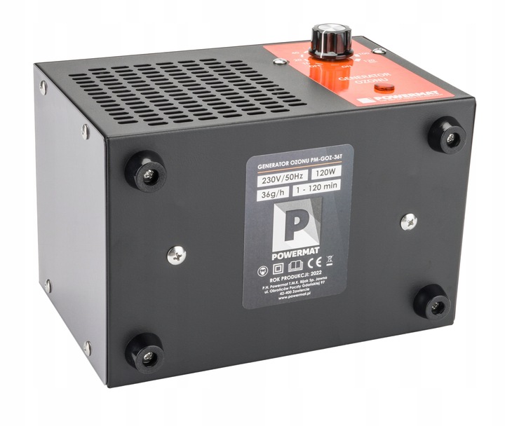 POWERMAT GENERATOR OZONU OZON MOCNY 36 000 MG/H OZONATOR +TIMER GOZ-36T