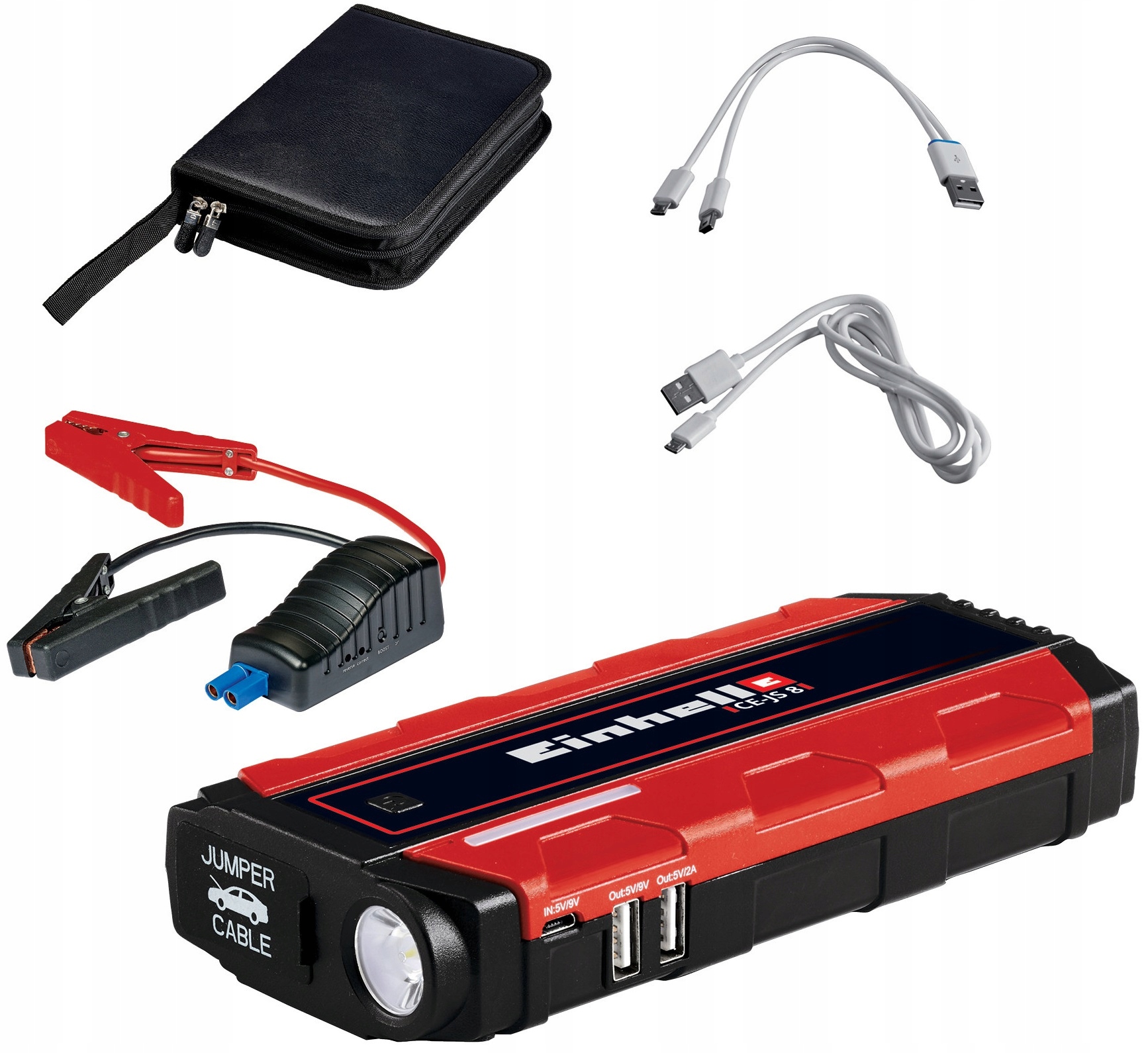 EINHELL URZĄDZENIE ROZRUCHOWE JUMP STARTER POWER BANK CE-JS 8/1 1091511