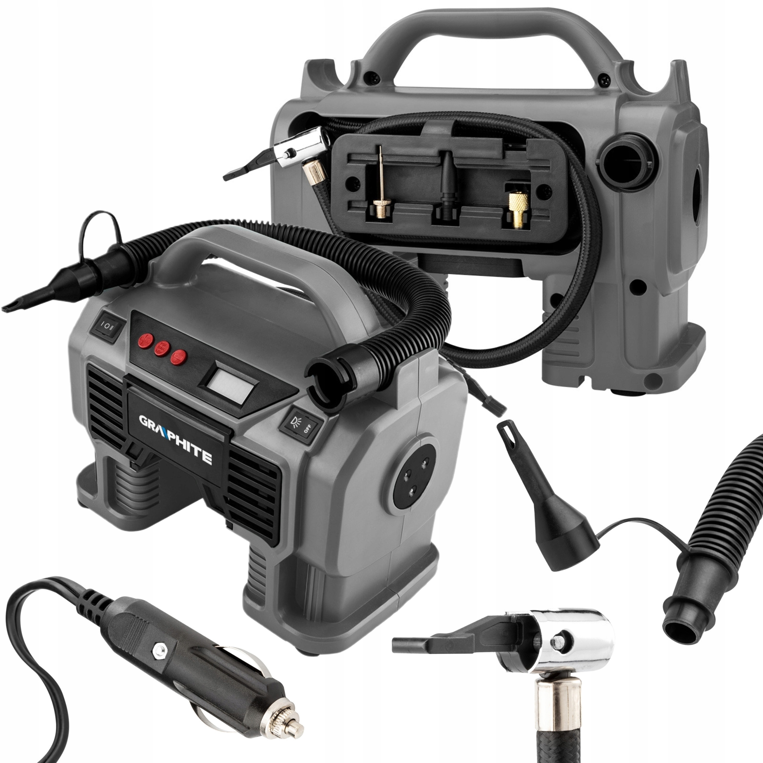 GRAPHITE KOMPRESOR POMPKA 12V+18V Energy+ 58GE113