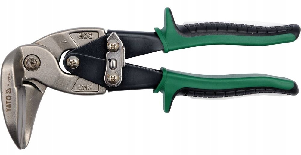 YATO NOŻYCE RĘCZNE DO CIĘCIA BLACHY KĄTOWE PRAWE 225MM STAL CRMO YT-1914