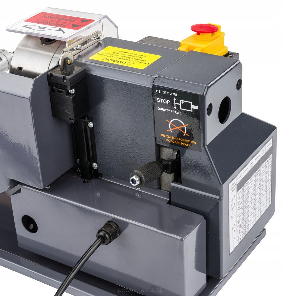 MINI TOKARKA STOŁOWA DO METALU DREWNA OBRABIARKA 0-2500 obr./min +AKCESORIA
