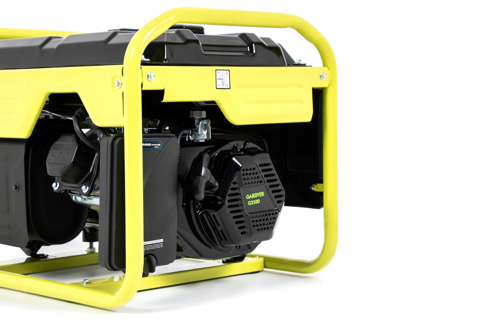 AGREGAT PRĄDOTWÓRCZY JEDNOFAZOWY 3000W ROZRUCH RĘCZNY SHJ3100 G3100 +OLEJ