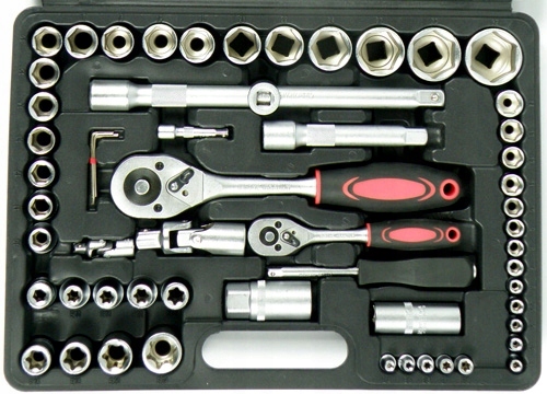 ZESTAW NARZĘDZIOWY 108el KLUCZY KLUCZE NASADOWE + PŁASKO OCZKOWE 6-22mm 12e