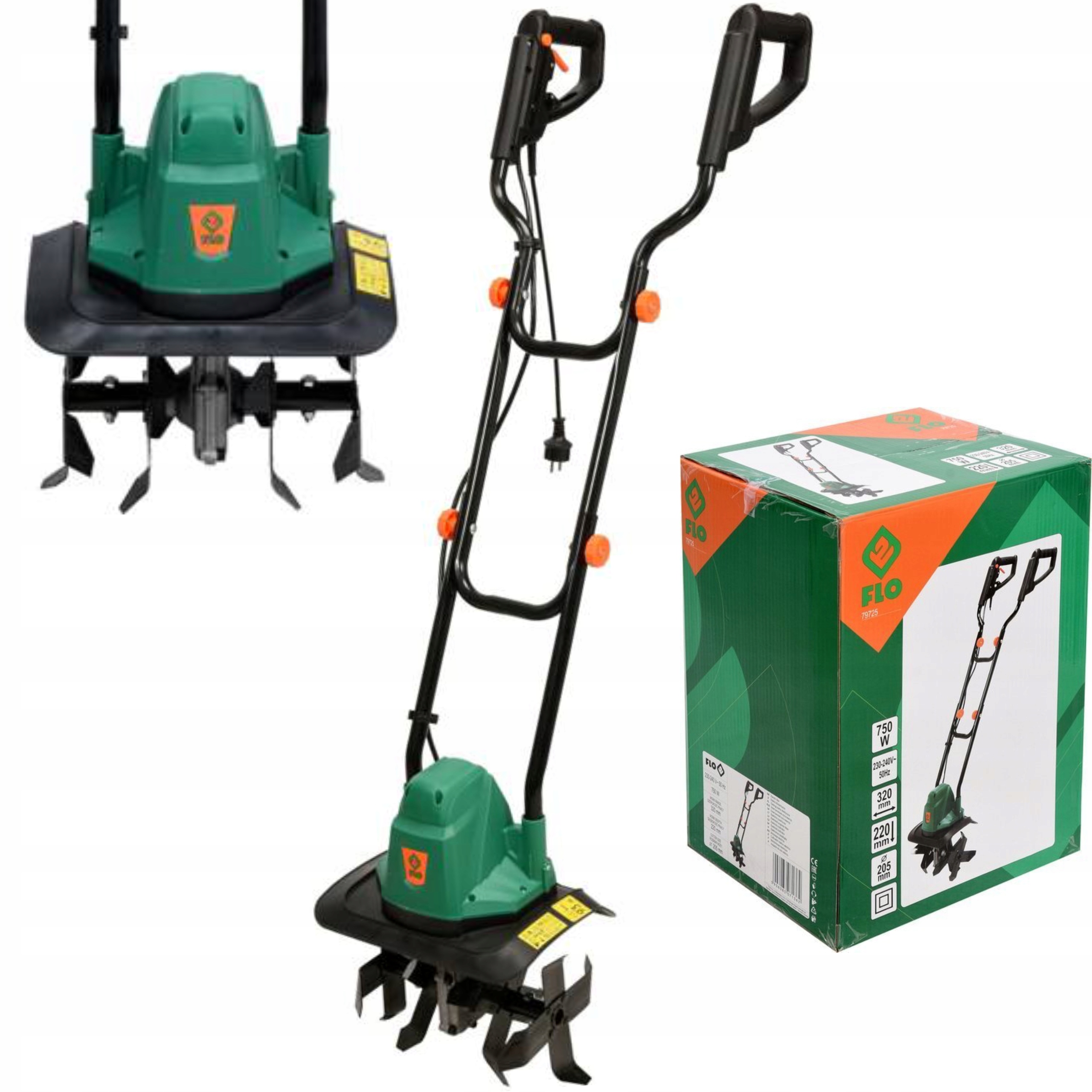 GLEBOGRYZARKA ELEKTRYCZNA KULTYWATOR AERATOR SPULCHNIACZ GLEBY 750W 32cm
