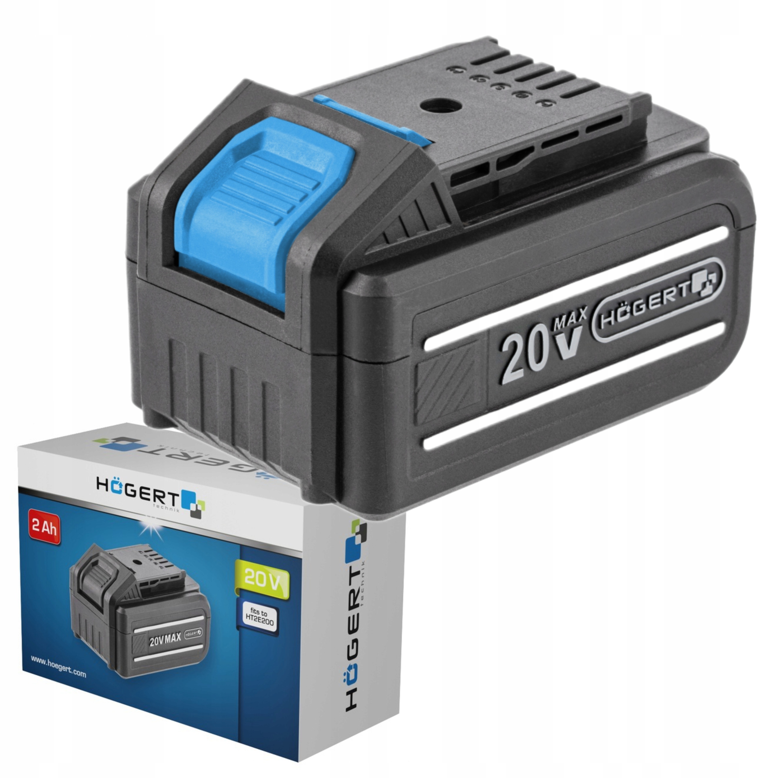 HOEGERT AKUMULATOR 4,0 Ah 20V Li-lon BATERIA DO KLUCZA HT2E200