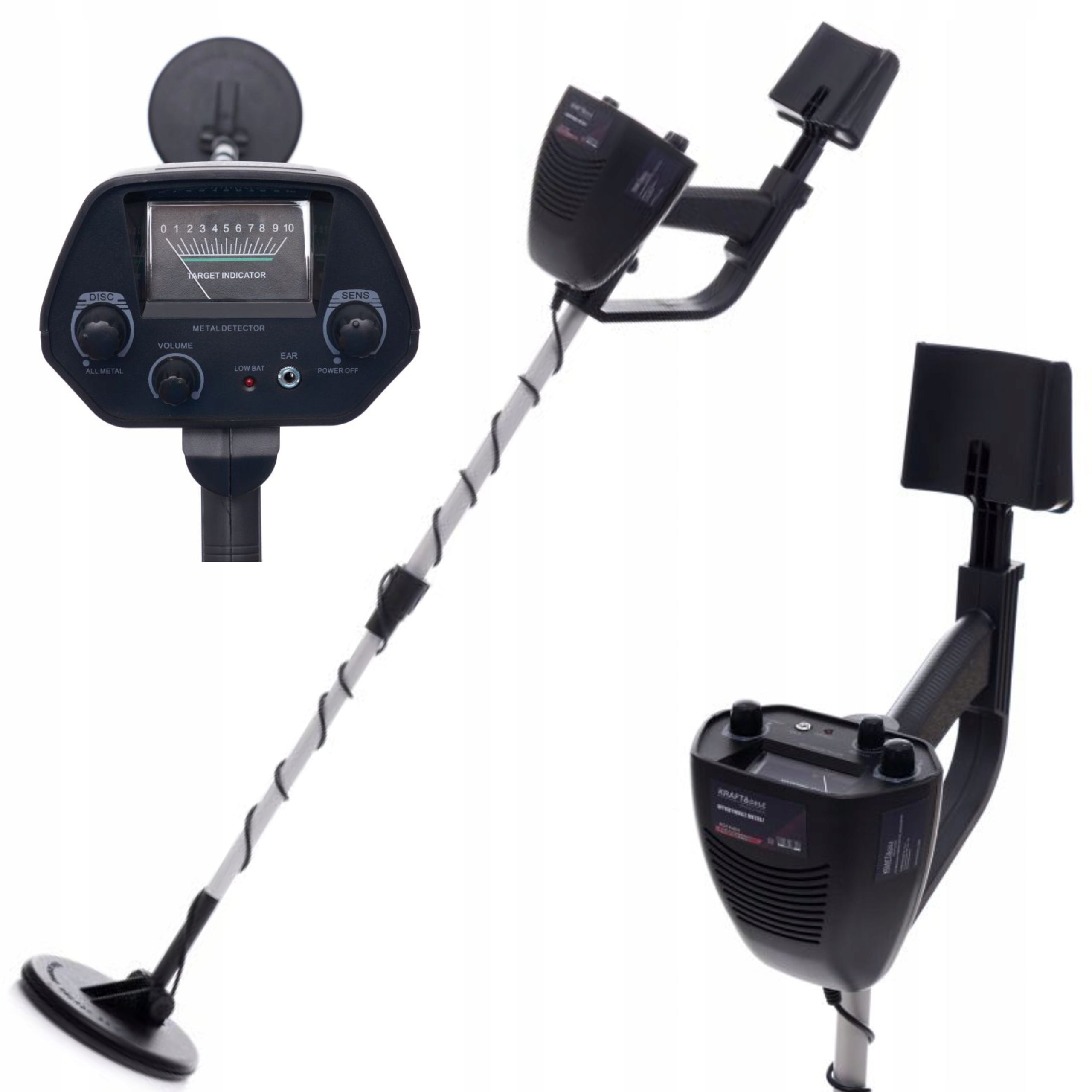 WYKRYWACZ ANALOGOWY DO POSZUKIWAŃ Z DYSKRYMINACJĄ 190MM DETEKTOR KD10403