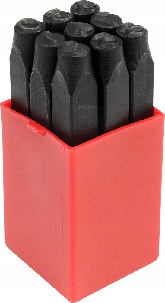 YATO ZNACZNIKI NUMERATORY CYFROWE NUMERYCZNE ZESTAW ZNACZNIKÓW 6MM 9 SZT.