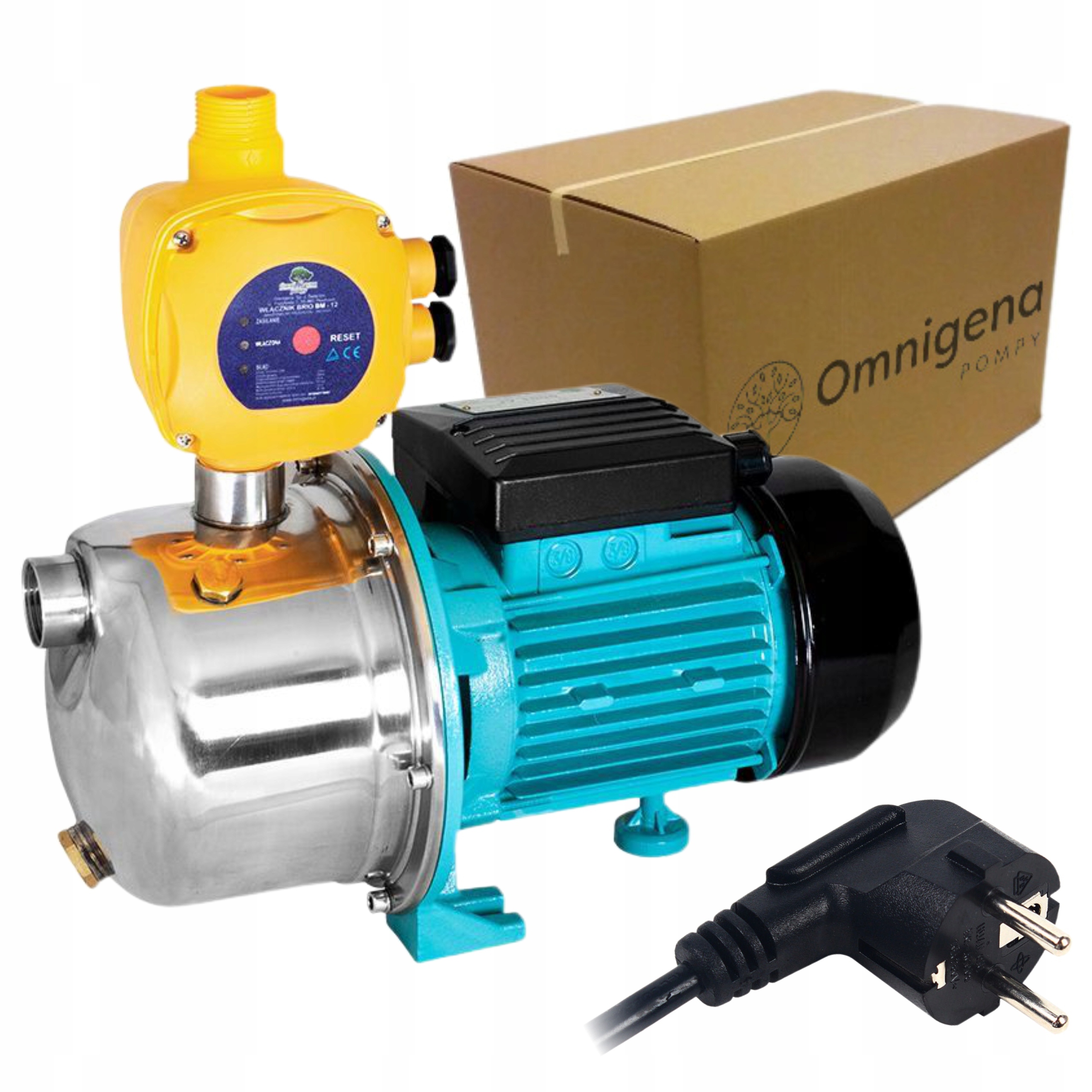 OMNIGENA HYDROFOR POMPA JY1000 INOX 230V ZESTAW HYDROFOROWY BRIO BM12 1,1kW