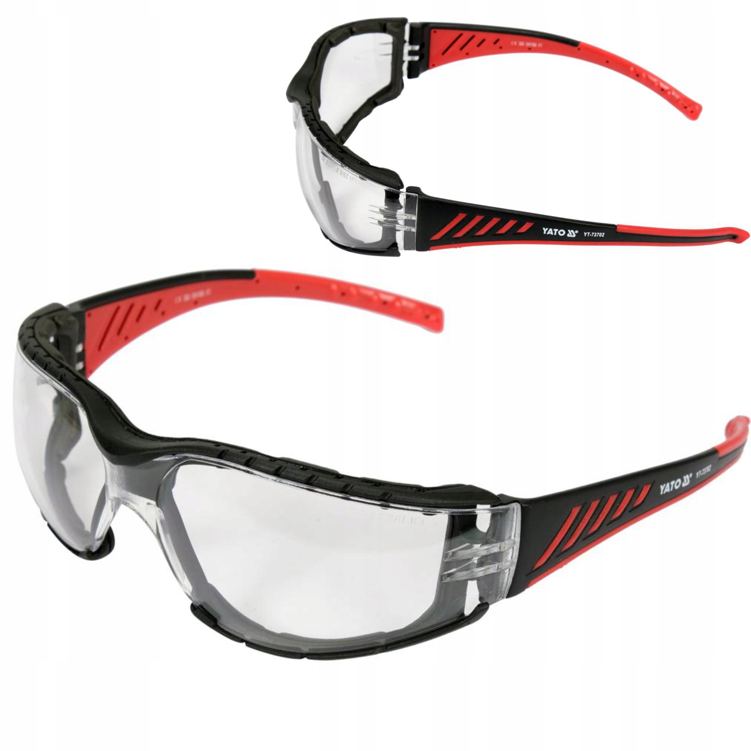 YATO OKULARY OCHRONNE KOMFORT+ FILTR UV BEZBARWNE ROBOCZE BHP YT-73702