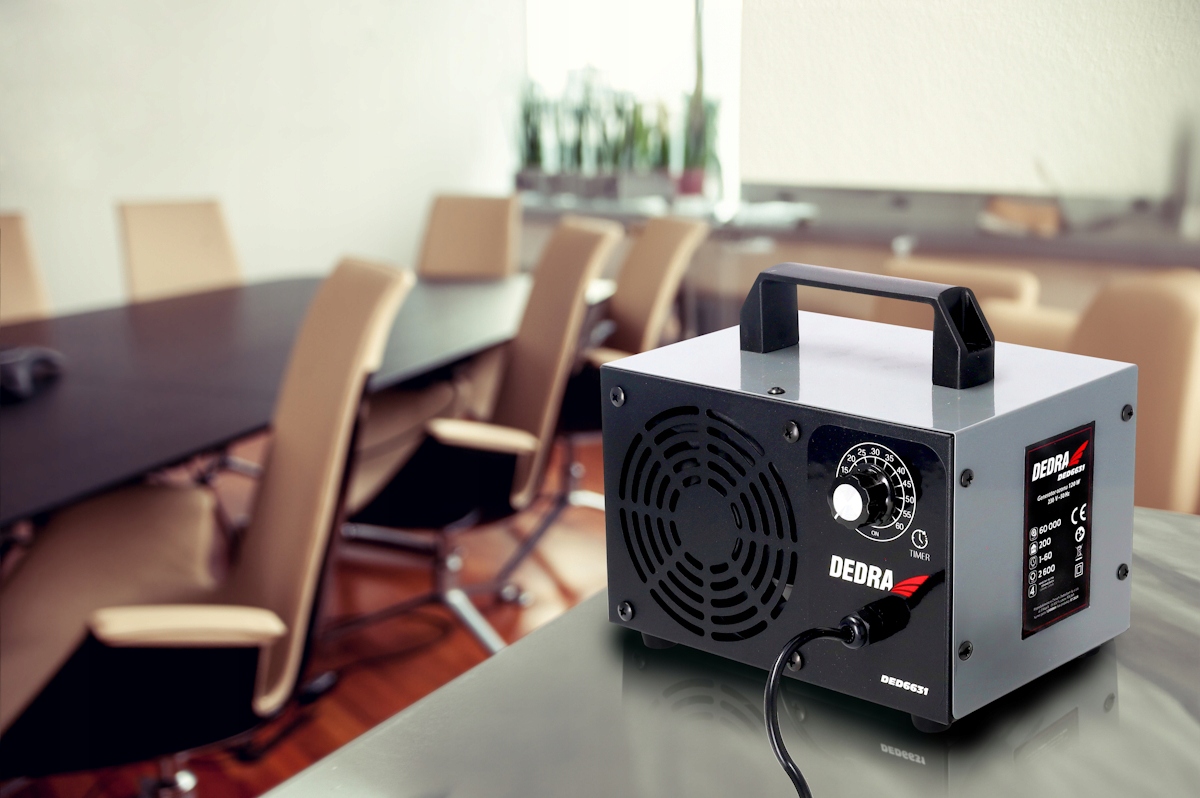 GENERATOR OZONU DEDRA DED6631 DO SAMOCHODÓW MIESZKAŃ BIURA PIWNICY