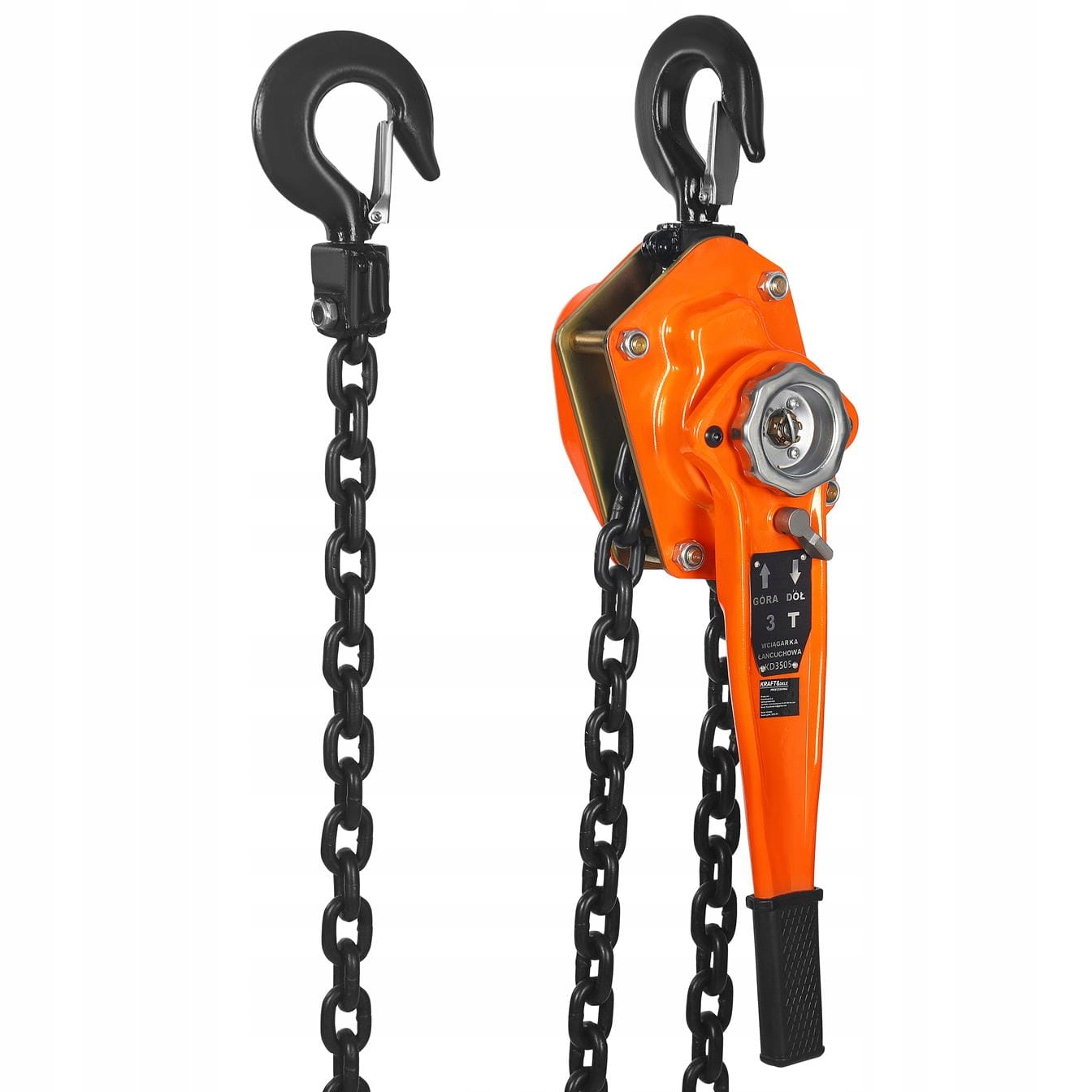 WYCIĄGARKA WCIĄGARKA ŁAŃCUCH Z GRZECHOTKĄ WARSZTATOWA 3T 3M PRZENOŚNA 3505