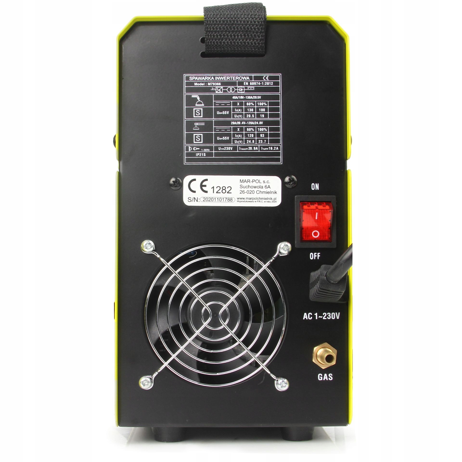 MAR-POL SPAWARKA INWERTOROWA MIGOMAT MIG MAG MMA TIG 10-130A M79366