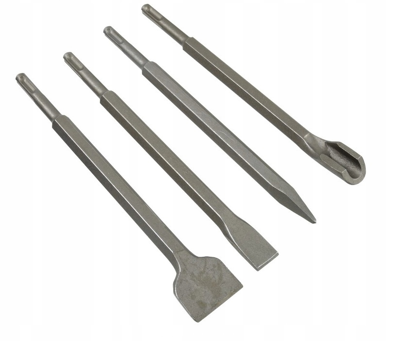 DŁUTA DO BETONU 4SZT ZESTAW SDS PLUS 14x250mm GEKO