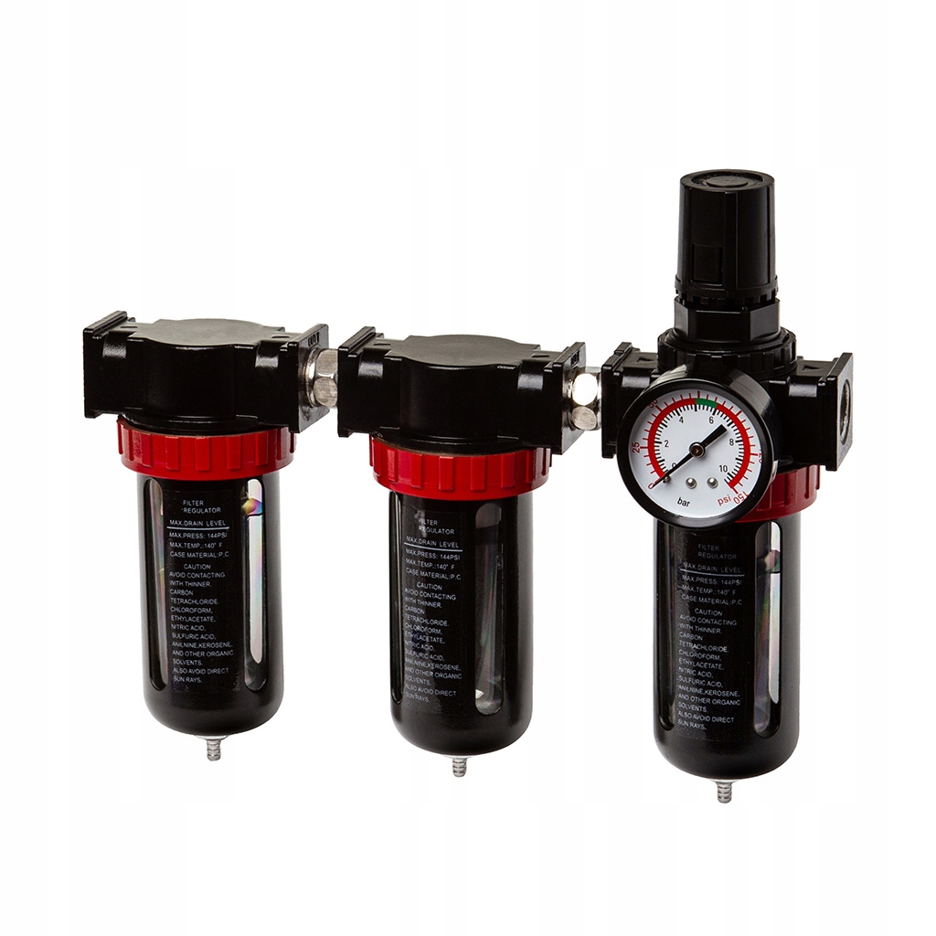 ODWADNIACZ Z REGULATOREM 1/2" Z POTRÓJNYM FILTREM MAR-POL M80696A