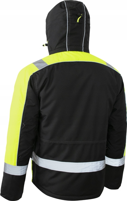 KURTKA ROBOCZA OSTRZEGAWCZA ZIMOWA OCIEPLANA ODBLASKOWA Classwork r. 3XL
