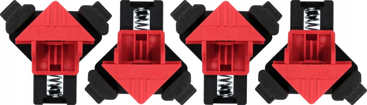 YATO ZESTAW ŚCISKI KĄTOWE SPRĘŻYNOWE STOLARSKIE 4 SZT 5-22 mm YT-64300