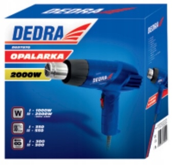 DEDRA OPALARKA 2000W DED 7970 OPALARKI 350-550C