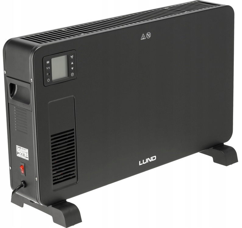 LUND GRZEJNIK ELEKTRYCZNY KONWEKTOROWY WENTYLATOR 2300W PANEL LCD 68652