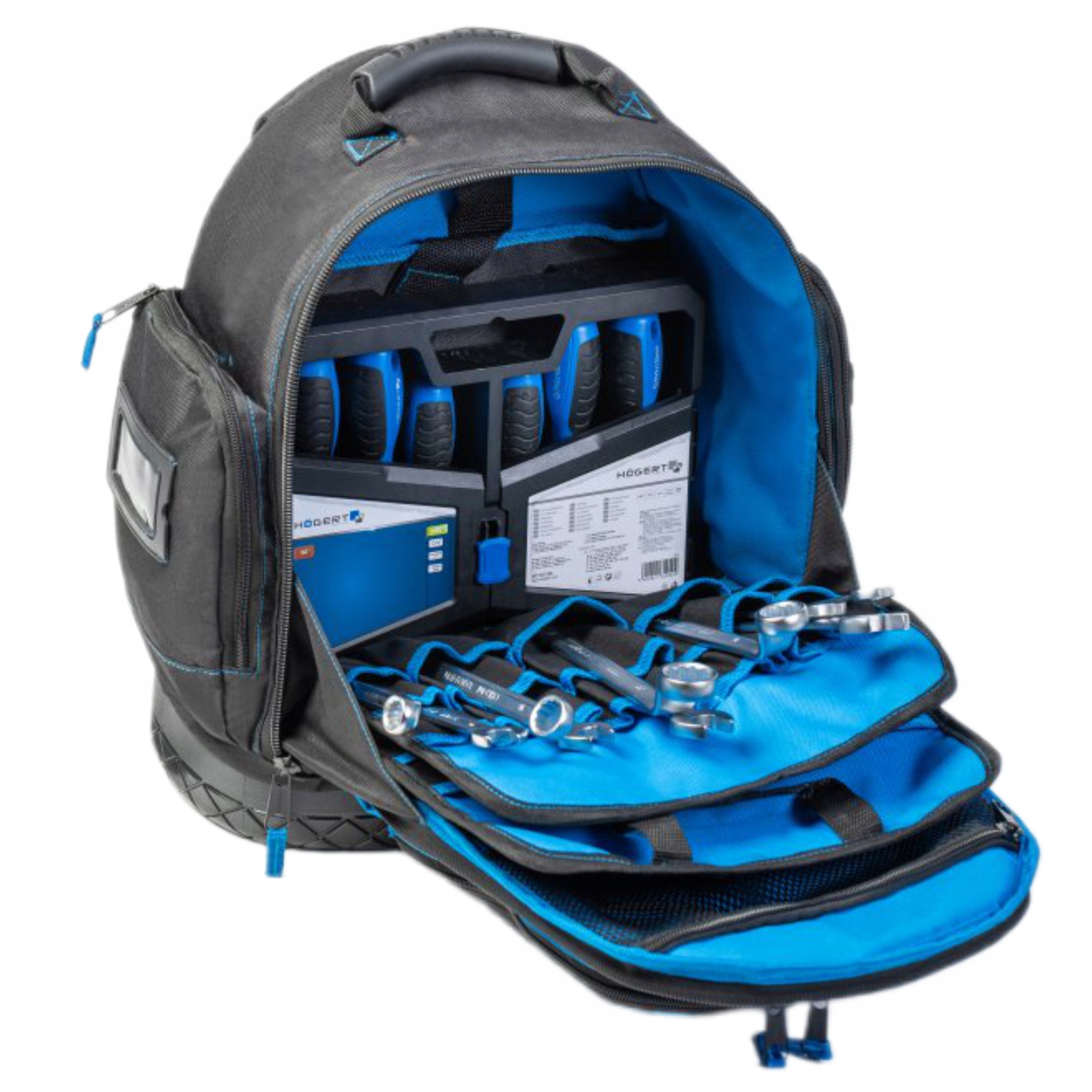 HOGERT PLECAK HEAVY DUTY Z WYJMOWANYM ORGANIZEREM DUŻO KIESZENI HT7G226