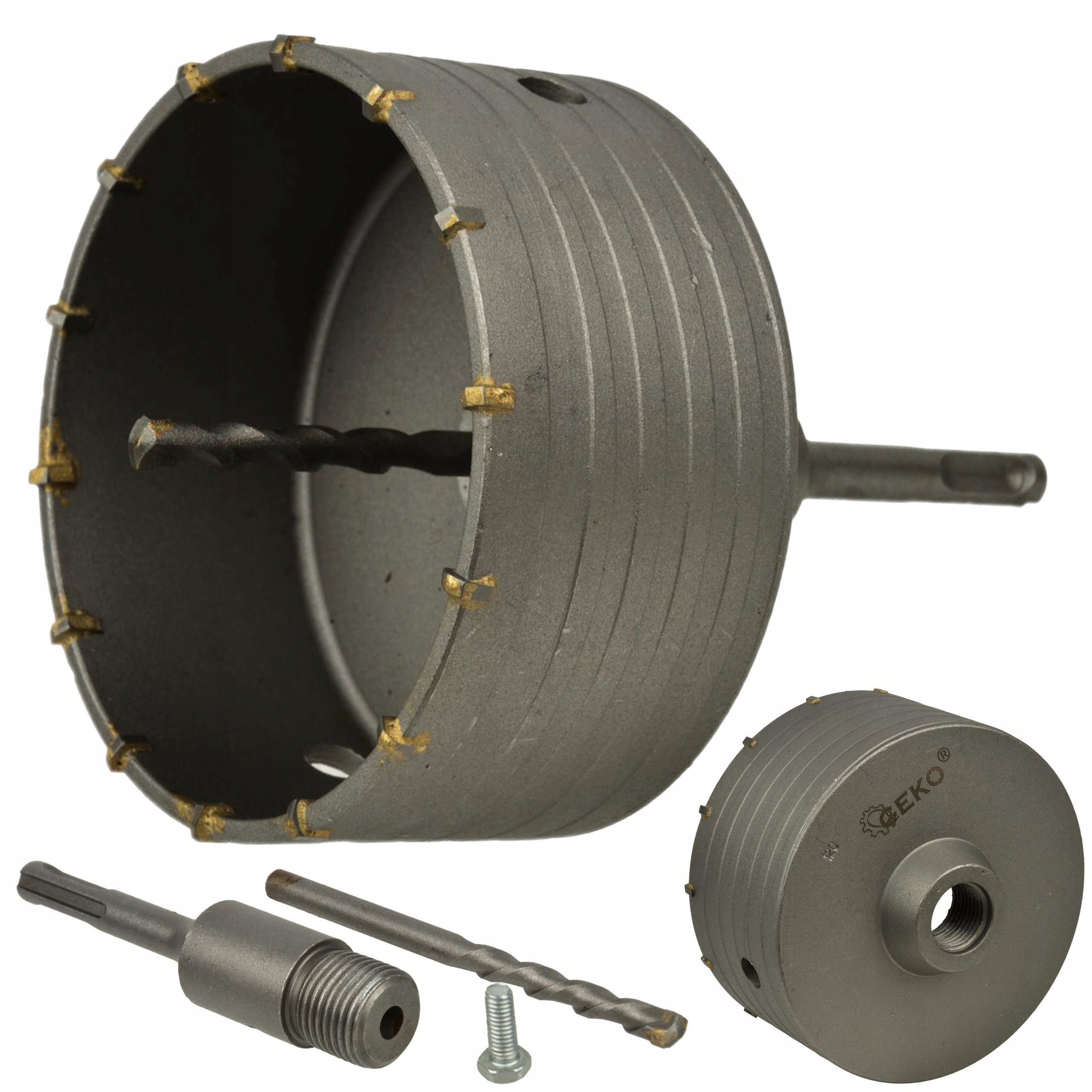 FREZ DO BETONU 120MM SDS PLUS M22 OTWORNICA WIERTŁO PROWADZĄCE GEKO G40006