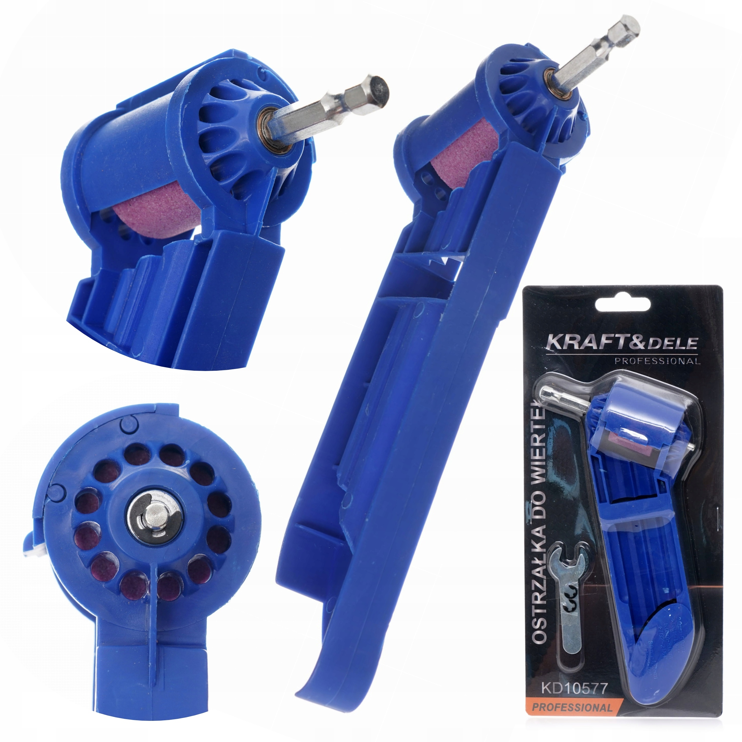 OSTRZAŁKA DO WIERTEŁ, FREZÓW, GWINTOWNIKÓW NA WKRĘTARKĘ 2-12,5mm KD10577