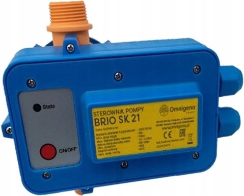 AUTOMAT STERUJĄCY STEROWNIK POMPY BRIO SK-21 pomp