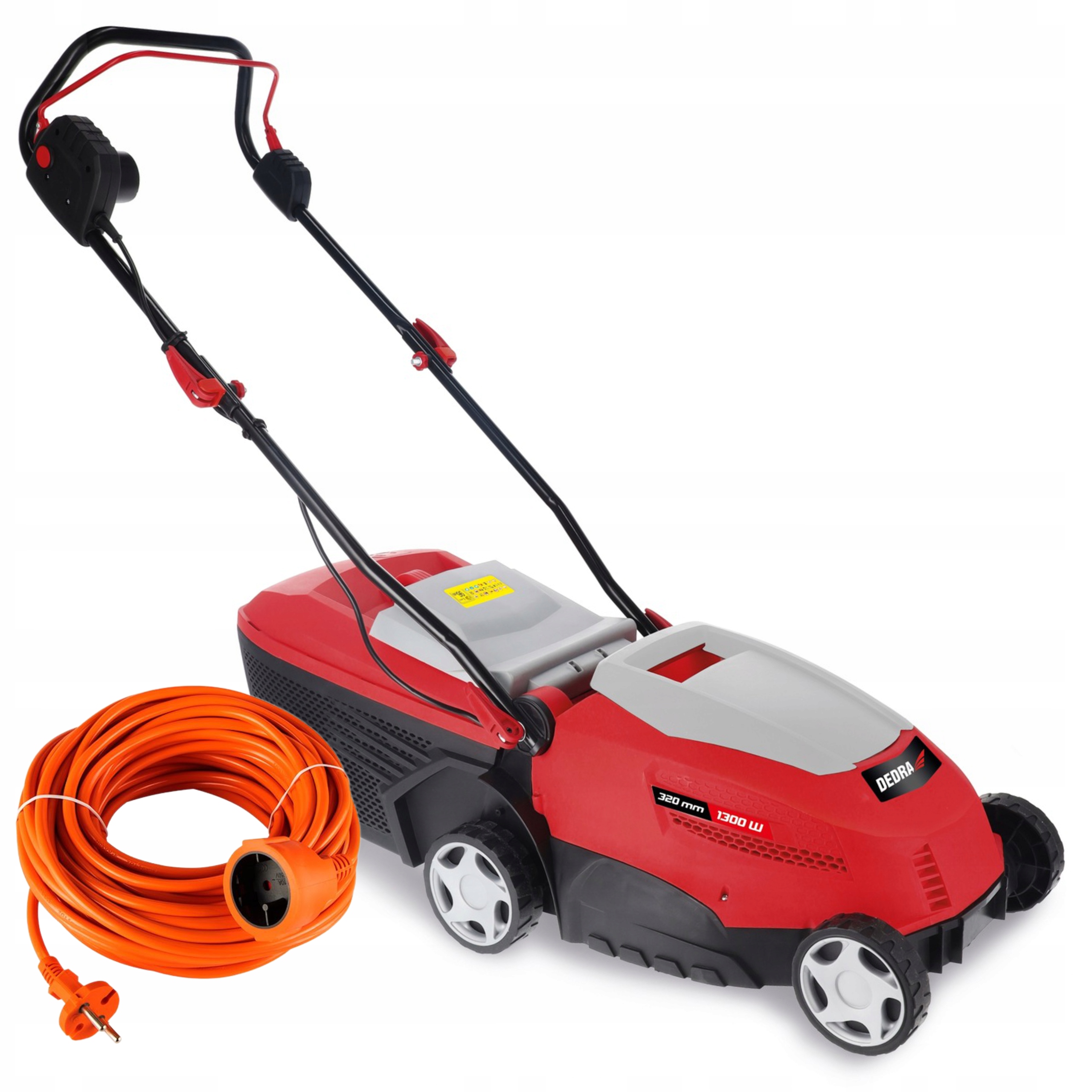 DEDRA KOSIARKA ELEKTRYCZNA 1,3kW KOSZENIE 32cm 30-60mm 30L KOSZ DED8740 + P