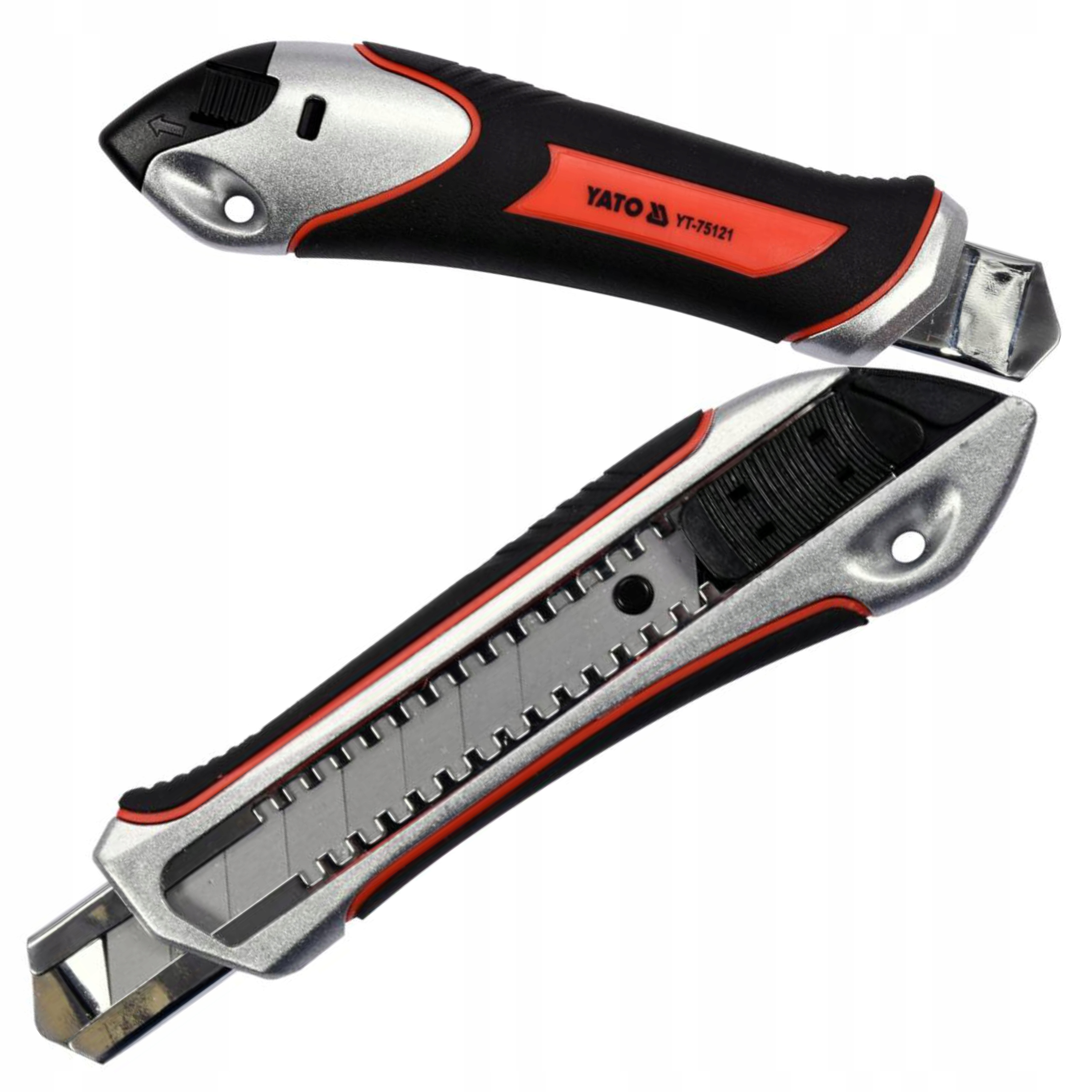 YATO NOŻYK TAPICERSKI Z OSTRZEM ŁAMANYM 18MM ERGONOMICZNA RĘKOJEŚĆ YT-75121