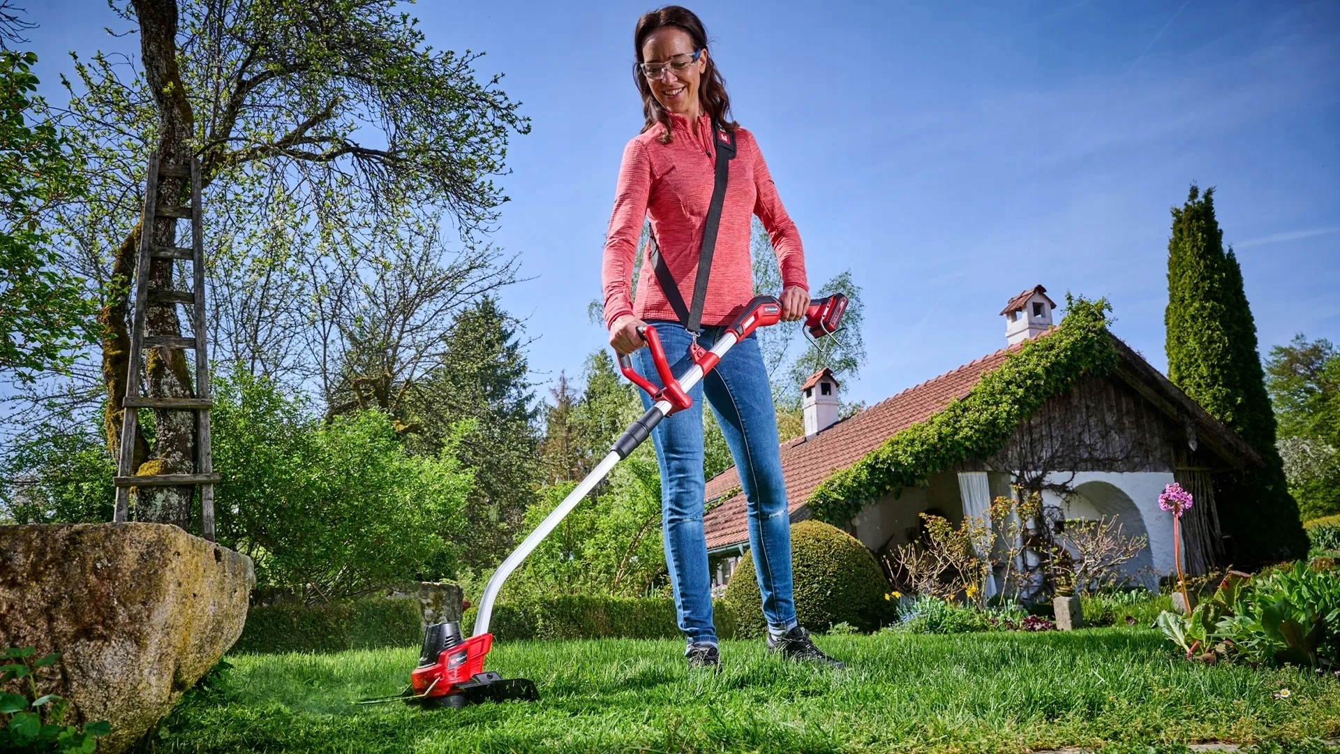 EINHELL PODKASZARKA KOSA 33cm AKUMULATOROWA 18V REGULACJA GE-CT 18/33
