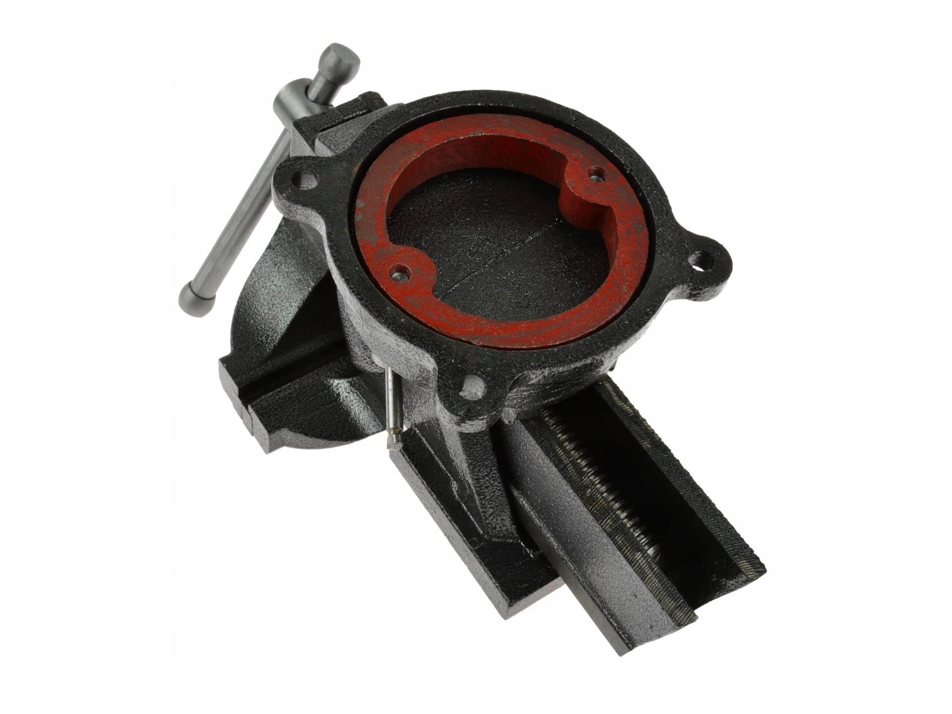 IMADŁO ŚLUSARSKIE 125 MM OBROTOWE Z KOWADŁEM 360 ° STALOWE SZCZĘKI