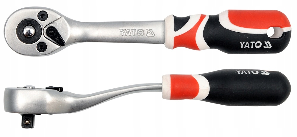 YATO ZESTAW 2 SZTUKI GRZECHOTKI WYGIĘTE 3/8" i 1/4" YT-0730 + YT-0731
