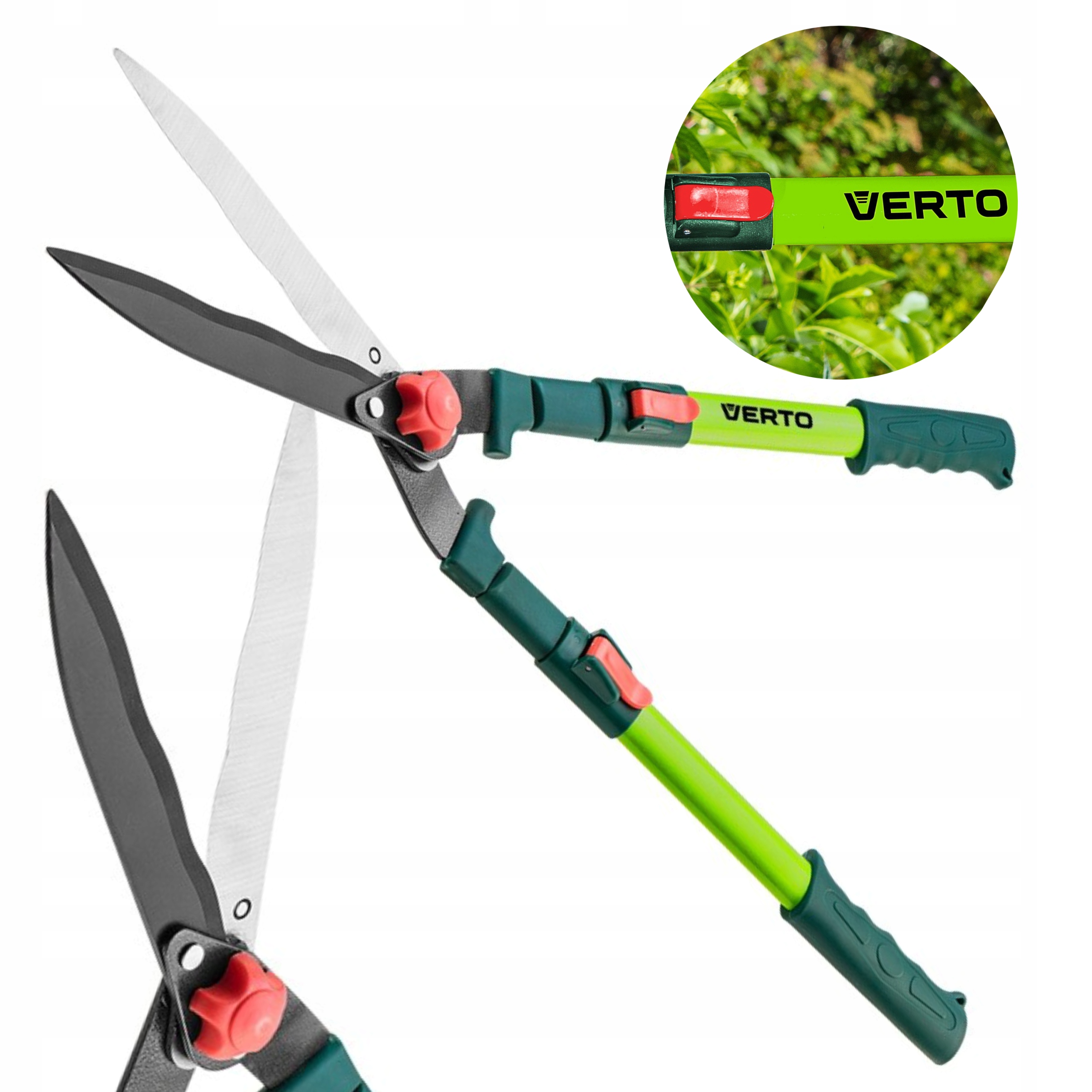 NOŻYCE DO ŻYWOPŁOTU FALISTE TELESKOPOWE 670 - 880