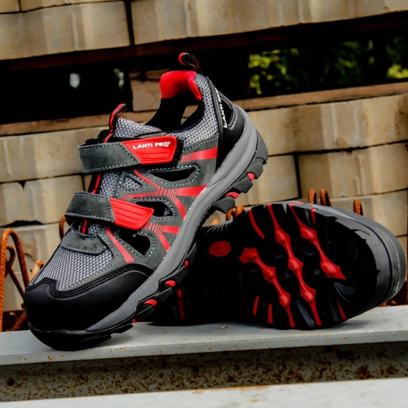 LAHTI PRO SANDAŁY BUTY ROBOCZE Z PODNOSKIEM ZAMSZ/DZIAN S1 SRA CE R. 41