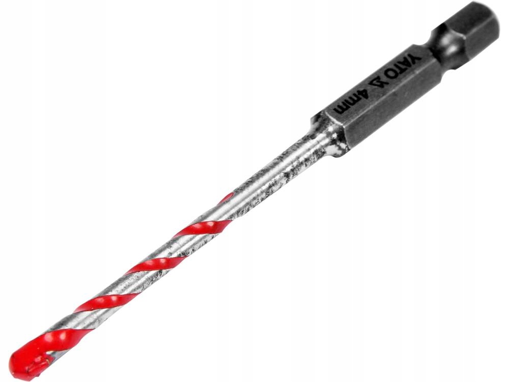 YATO WIERTŁO UNIWERSALNE 4MM SZEŚCIOKĄTNY UCHWYT HEX 1/4" YT-44781