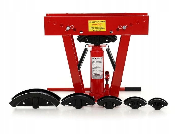 KRAFT&DELE STALOWA GIĘTARKA HYDRAULICZNA DO RUR 12 TON 6 PROFILI KD338