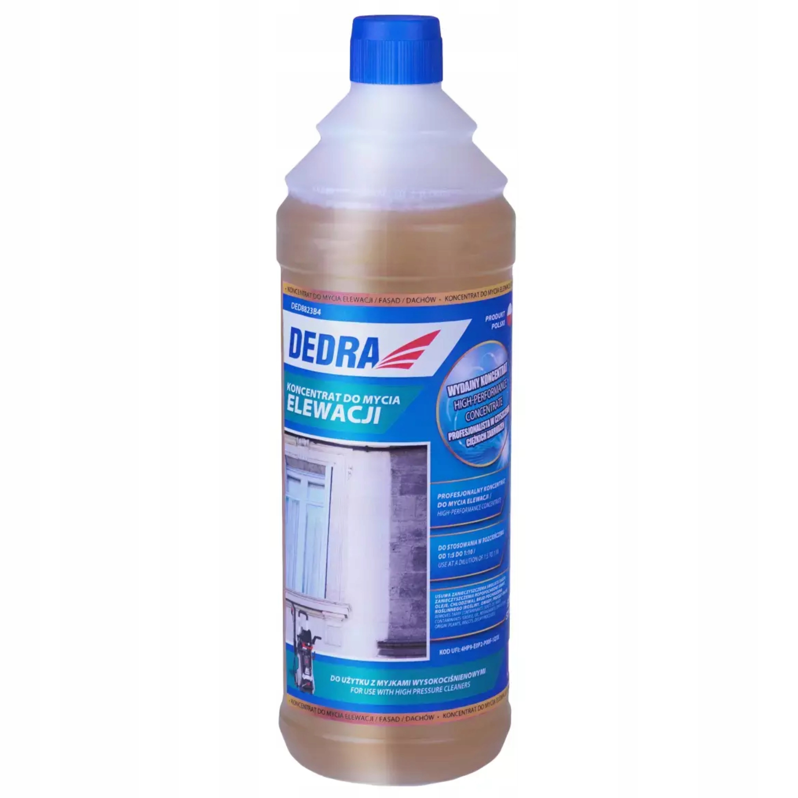 DEDRA PREPARAT DO CZYSZCZENIA MYCIA ELEWACJI FASAD DACHÓW DEDRA DED8823B4