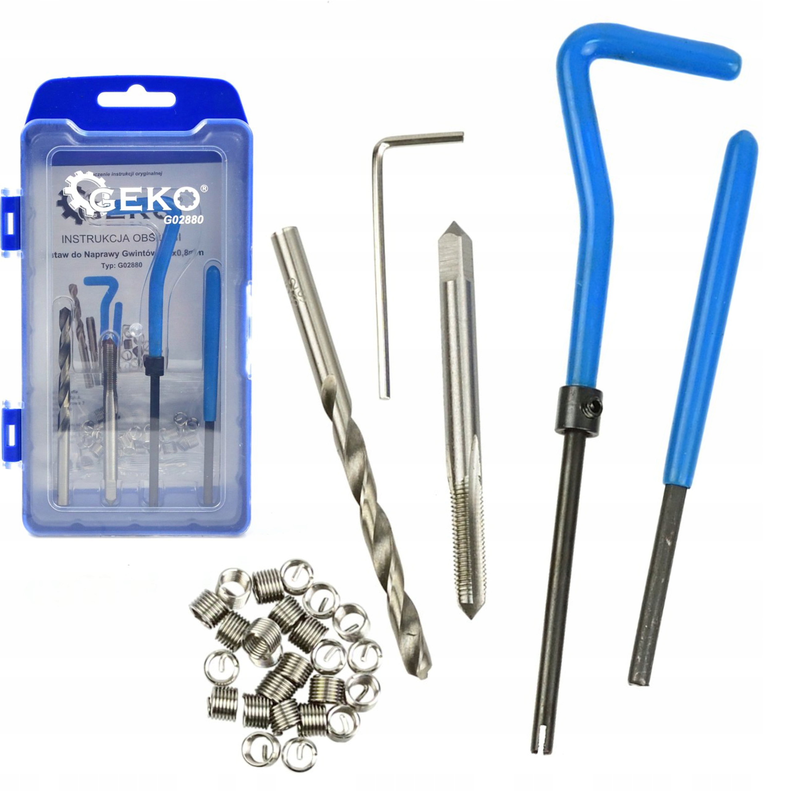 ZESTAW DO NAPRAWY GWINTÓW M5X0,8MM HELICOIL 30