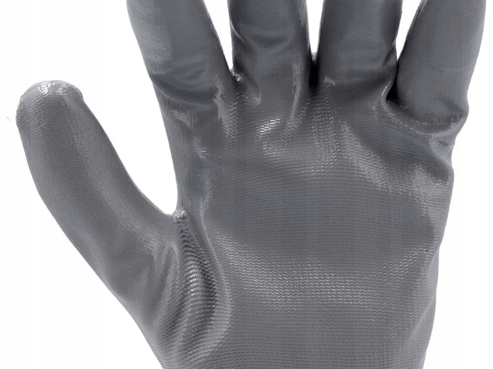 YATO RĘKAWICE OCHRONNE NYLONOWE POWLEKANE OLEJOODPORNYM NITRYLEM ROZMIAR 10