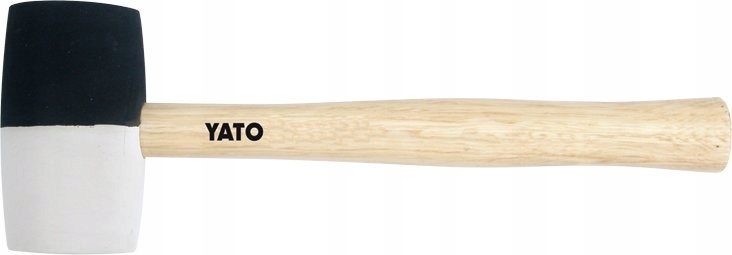 YATO MŁOTEK GUMOWY CZARNO-BIAŁY BRUKARSKI STOLARSKI 580g 0,58KG YT-4603