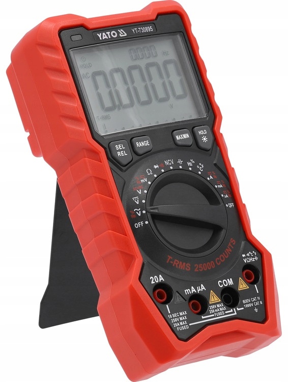 MIERNIK UNIWERSALNY CYFROWY TRUE RMS 25000 AUTOMATYCZNY ZAKRES YT-730895