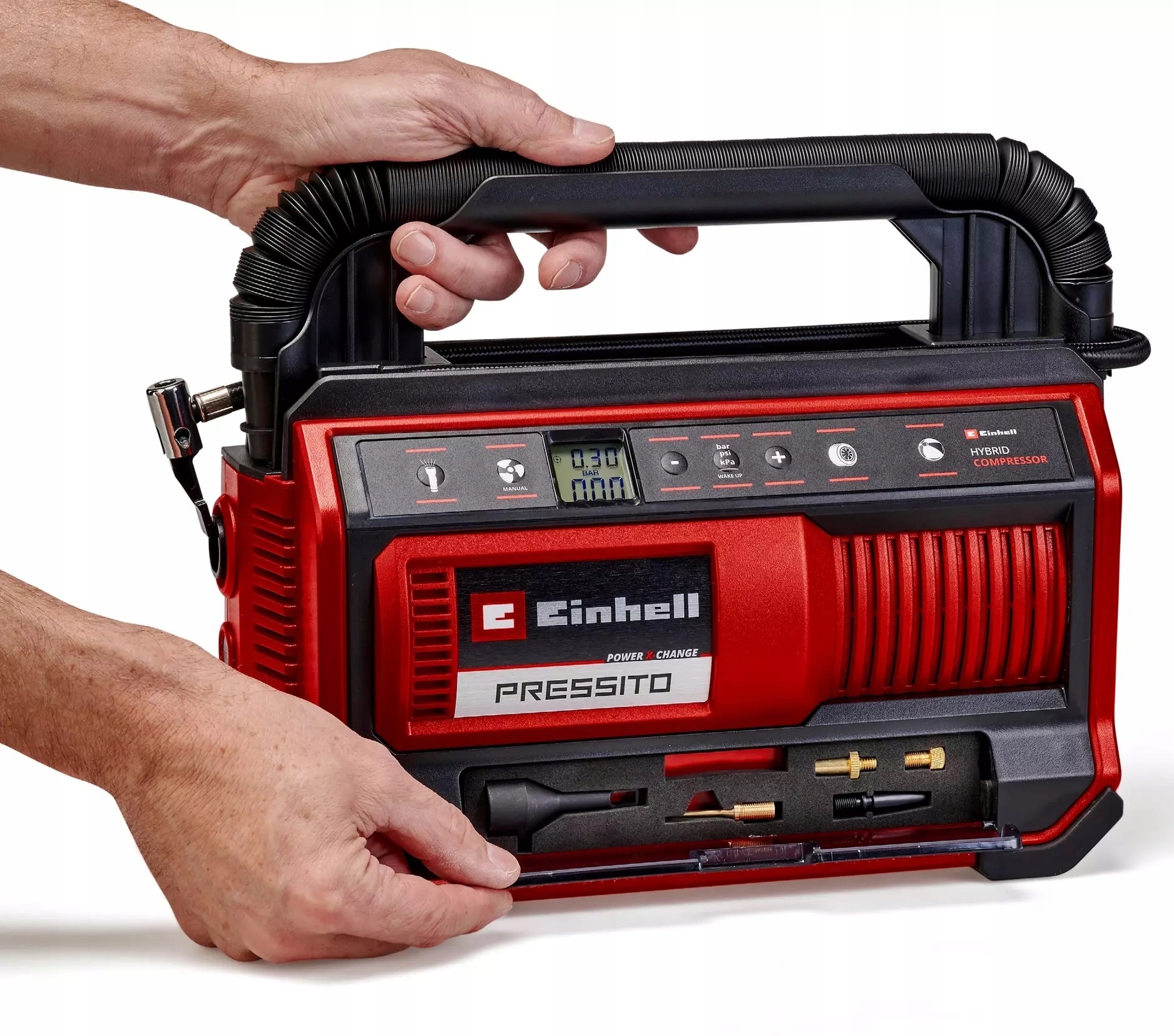EINHELL SPRĘŻARKA KOMPRESOR HYBRYDOWY Solo PRESSITO 18/25 X-CHANGE 4020430