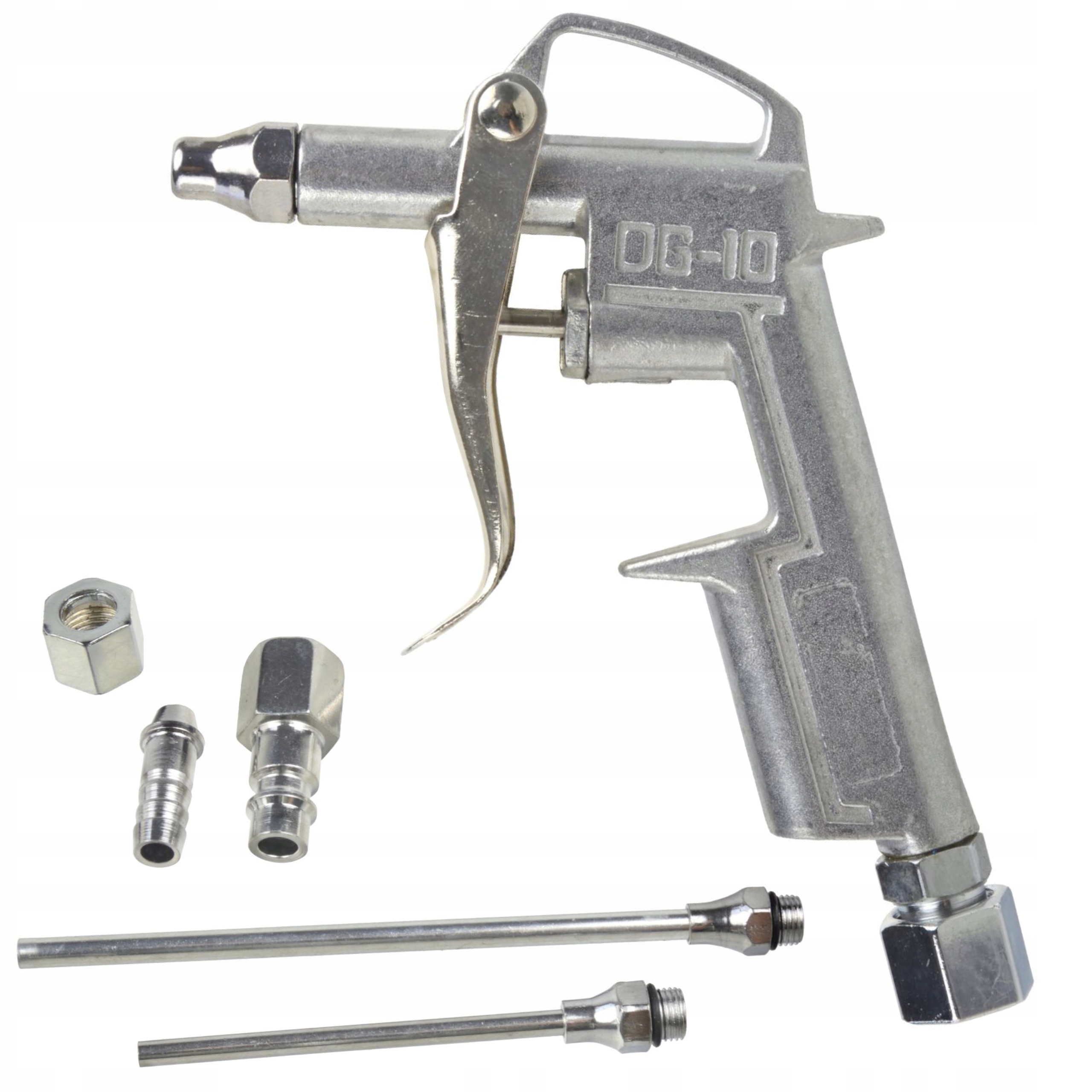 GEKO PISTOLET DO PRZEDMUCHIWANIA Z KOŃCÓWKAMI 5 ELEMENTÓW 1/4 UCHWYT G01163