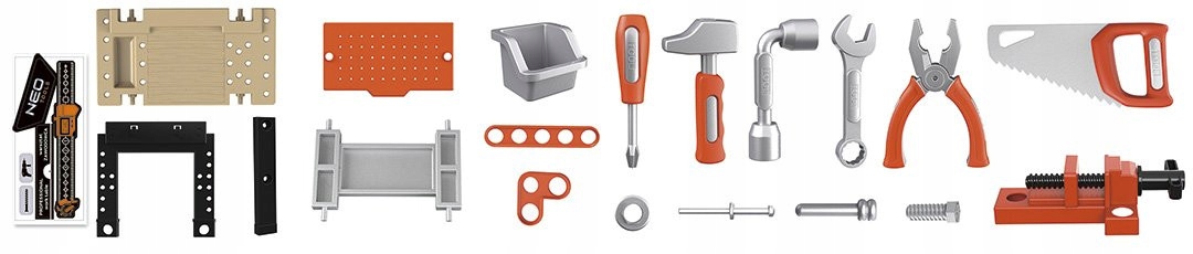 NEO MINI WARSZTAT DLA DZIECI ZABAWKA DLA CHŁOPCA NARZĘDZIA ZESTAW GD010