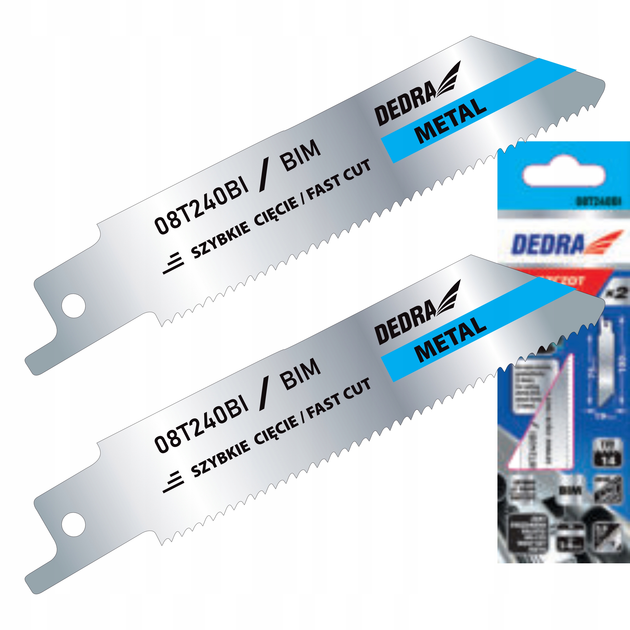 DEDRA 2 BRZESZCZOTY BIMETAL PIŁY SZABLASTEJ LISICY DO METALU 100/75mm BIM