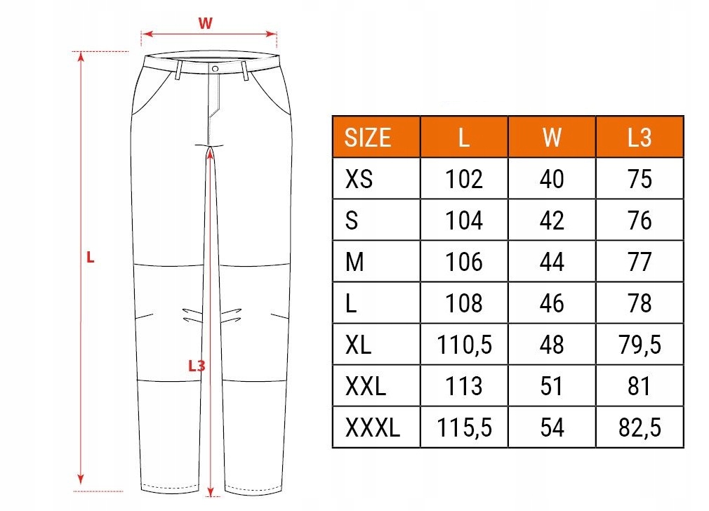 NEO SPODNIE ROBOCZE DO PASA 100% bawełna 2XL PASEK