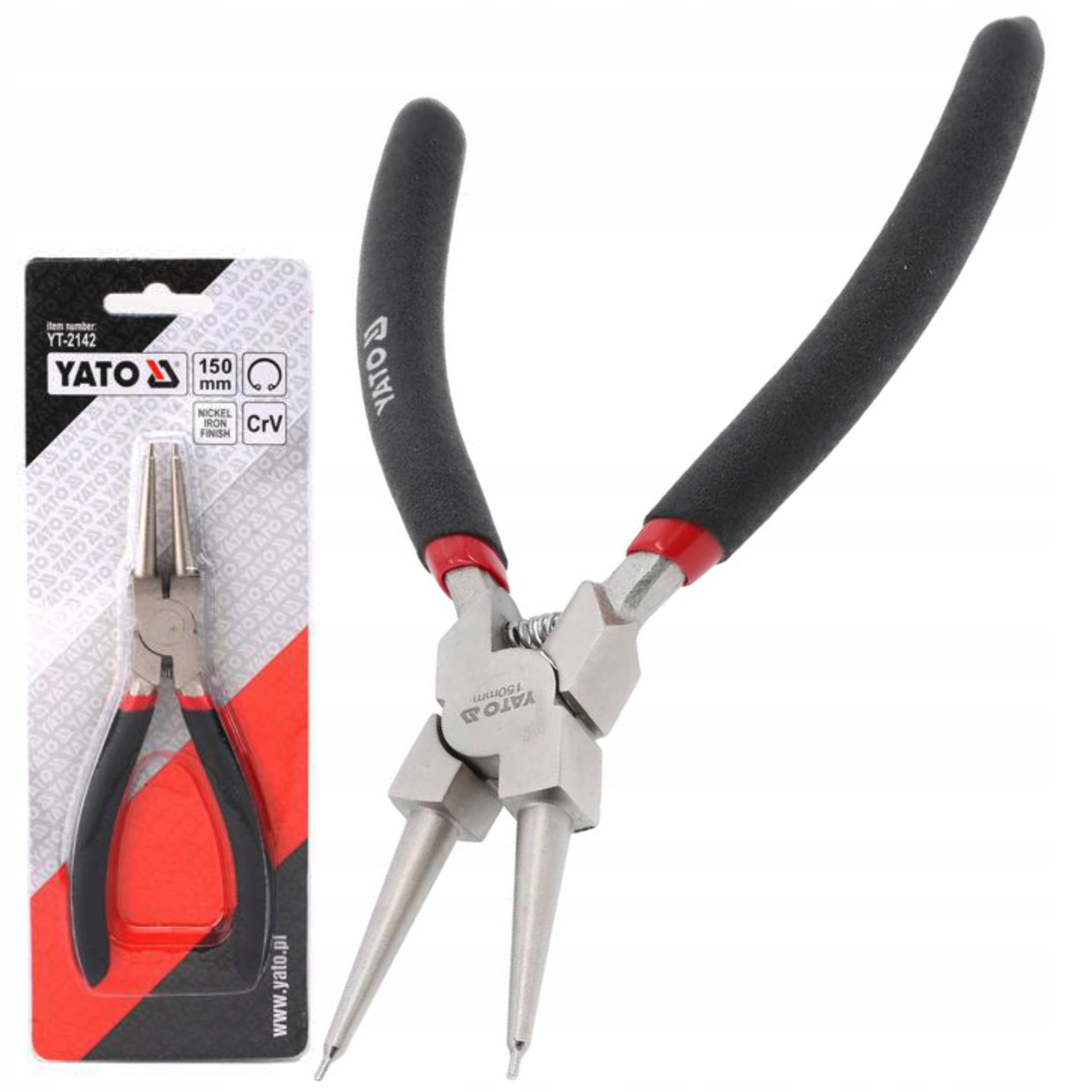 YATO SZCZYPCE SEGERA WEWNĘTRZNE PROSTE 150MM