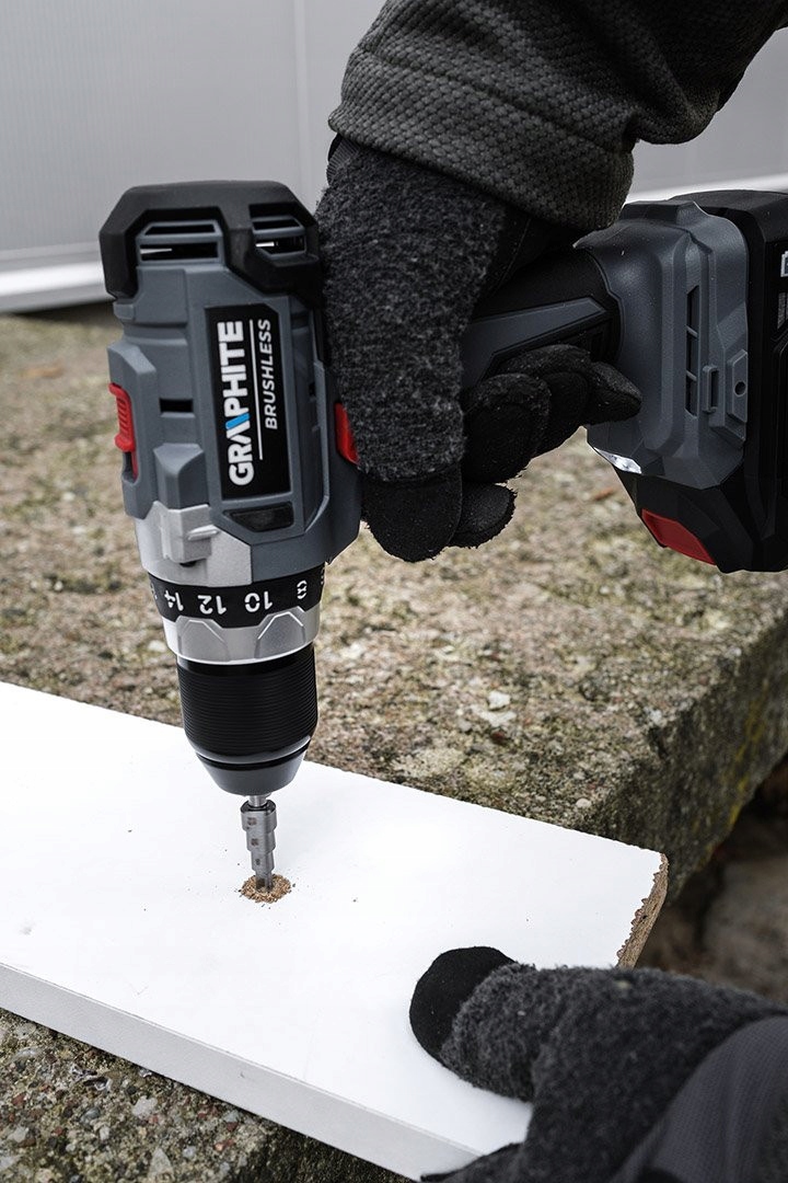 GRAPHITE WIERTŁO STOPNIOWE STOŻKOWE CHOINKOWE 4-12MM DREWNA PLASTIKU 54T302
