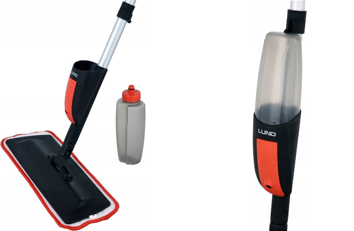 LUND MOP ZE SPRYSKIWACZEM SKŁADANY 2 X DODATKOWE NAKŁADKI MIKROFIBRA 67160